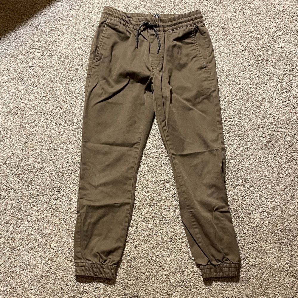 Volcom Boys Brown Jogger Pants